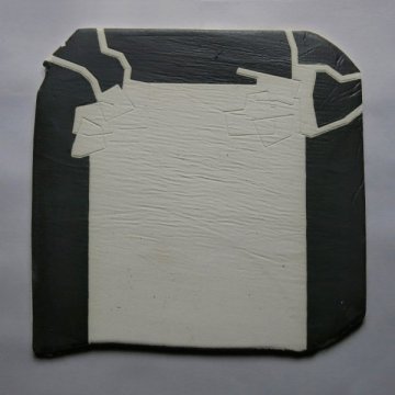 Territori assenyalat XXXIV, porcellana, 30 x 30 x 1 cm., 2013_w600_h600